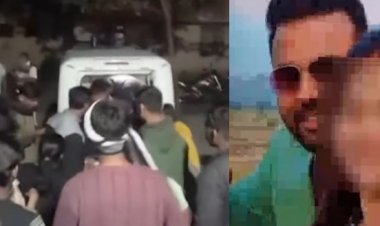 पोलीस ठाण्यासमोरच प्रेमविवाह केलेल्या तरुणावर प्राणघातक हल्ला