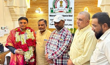 महाराष्ट्र वक्फ बोर्डाचे कर्तुत्ववान सीईओ ताशीलदार यांचा सत्कार