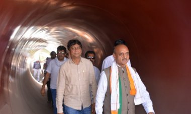 विकास तीर्थ अभियान अमृत पाणीपुरवठा योजनेची पाहणी आणि भेट.