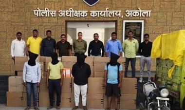 सिगारेट गोडाऊन वरील दरोड्याचा पोलिसांनी लावला एका दिवसात छडा :  ५४ लाखाचा माल जप्त