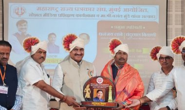 वसंत मुंडे संवेदनशिल पत्रकार, कार्यकर्ता आणि नेताही आहे: आ.श्रीकांत भारतीय
