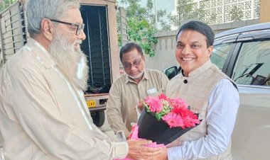 पहिले मायनॉरिटी कमिशनर मोईन ताशिलदार यांचे औरंगाबादेत आगमन : महाराष्ट्र वक्फ मुव्हमेंट द्वारा स्वागत