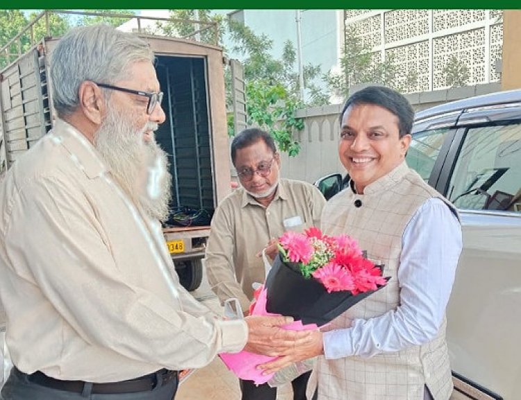 पहिले मायनॉरिटी कमिशनर मोईन ताशिलदार यांचे औरंगाबादेत आगमन : महाराष्ट्र वक्फ मुव्हमेंट द्वारा स्वागत