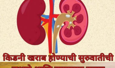 किडनी खराब होण्याची सुरुवातीची लक्षणे आणि त्यापासून बचाव