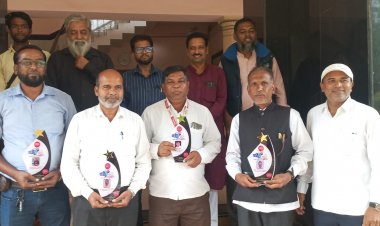 शहरातील दबंग पत्रकारांचा 'गल्ली से दिल्ली न्यूज' तर्फे सन्मान