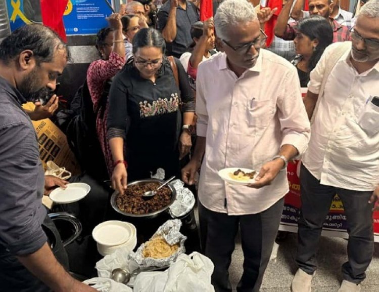 बँक कॅन्टीनमध्ये गोमांस बंदीचा आदेश: निषेधार्थ कर्मचाऱ्यांची बँकेत बीफ पार्टी