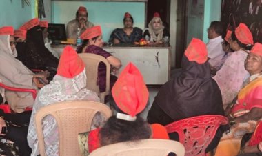 समाजवादी पक्षात महिलांचा मोठा जल्लोष; संभाजीनगरात शेकडो महिलांचा प्रवेश